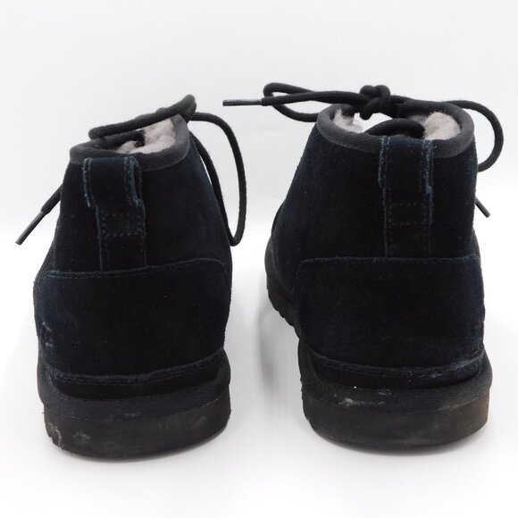 UGG Neumel Iconic Heritage Chukka Suede Boot Shoes | Black | Lace Up | EUC | 11 - Picture 5 of 13